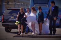 Невеста на улице