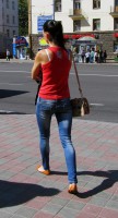 фотоохота на девушку на улице