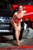 Модель Mitsubishi на выставке ММАС 2014