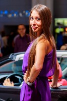 девушка стендистка Московского Международного Автомобильного Салона 2012